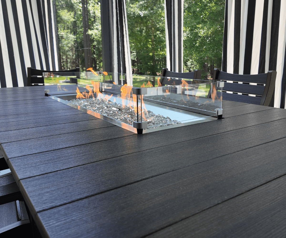 Garden Classic 44x96 Rectangle Dining Fire Table My Store 