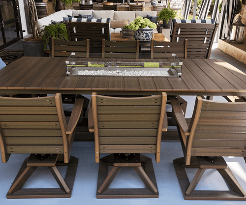 Garden Classic 44x96 Rectangle Dining Fire Table My Store 
