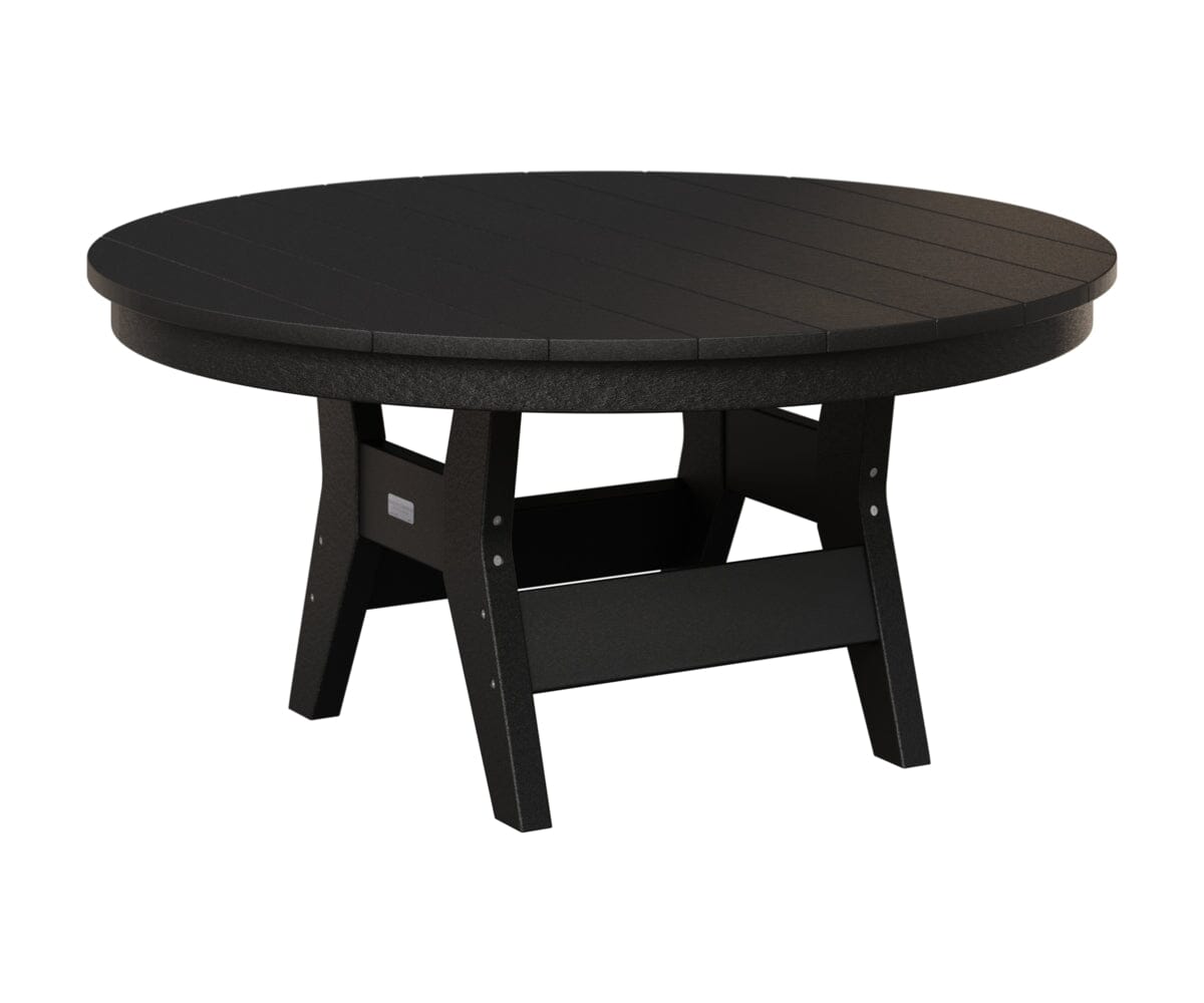 Harbor 38" Round Conversation Table Rockwood Outdoor Furniture Black 