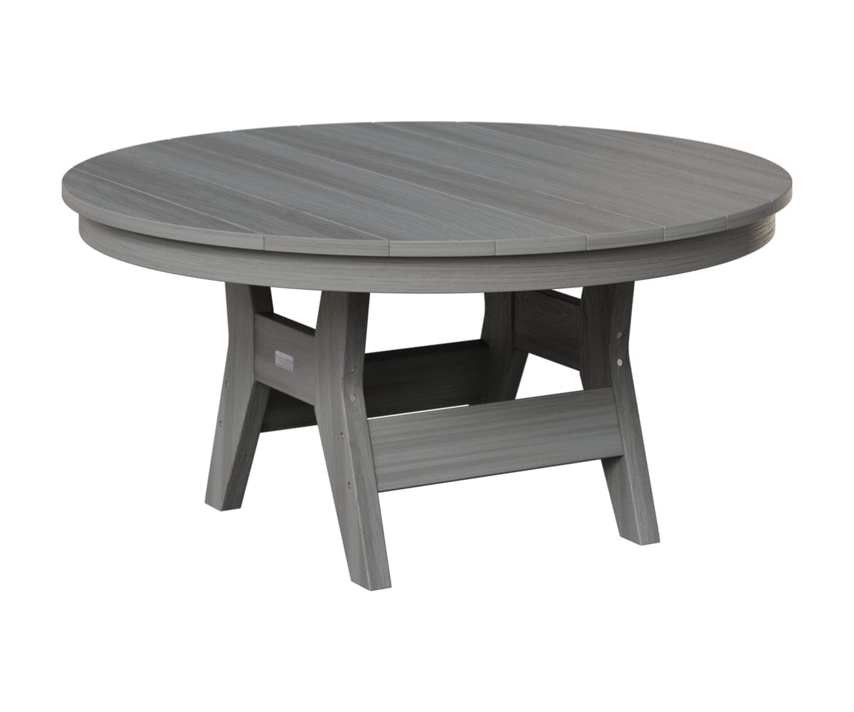 Harbor 38" Round Conversation Table Rockwood Outdoor Furniture Natural Finish: Driftwood Gray 