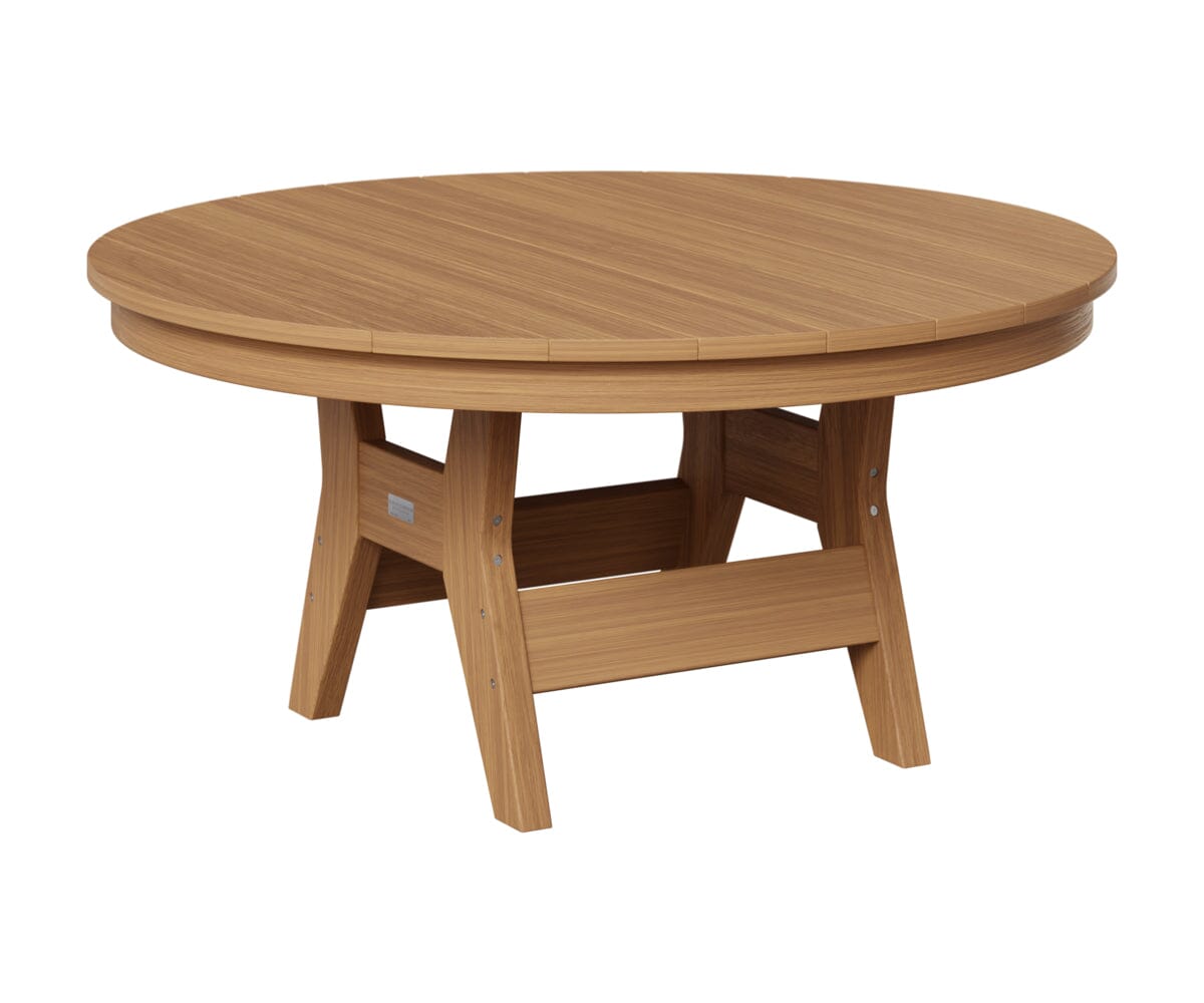 Harbor 38" Round Conversation Table Rockwood Outdoor Furniture Natural Finish: Natural Teak 