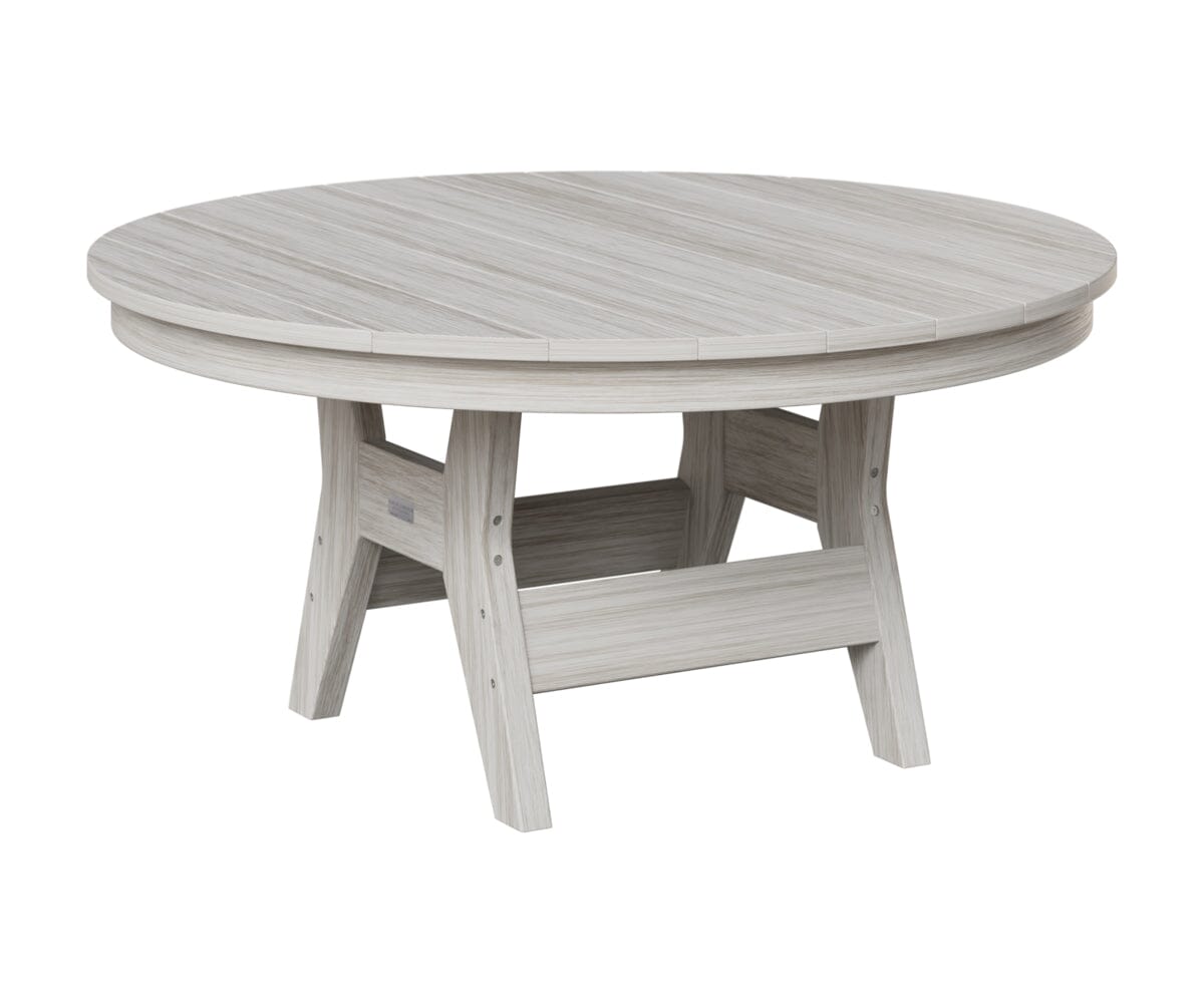 Harbor 38" Round Conversation Table Rockwood Outdoor Furniture Natural Finish: Seashell 