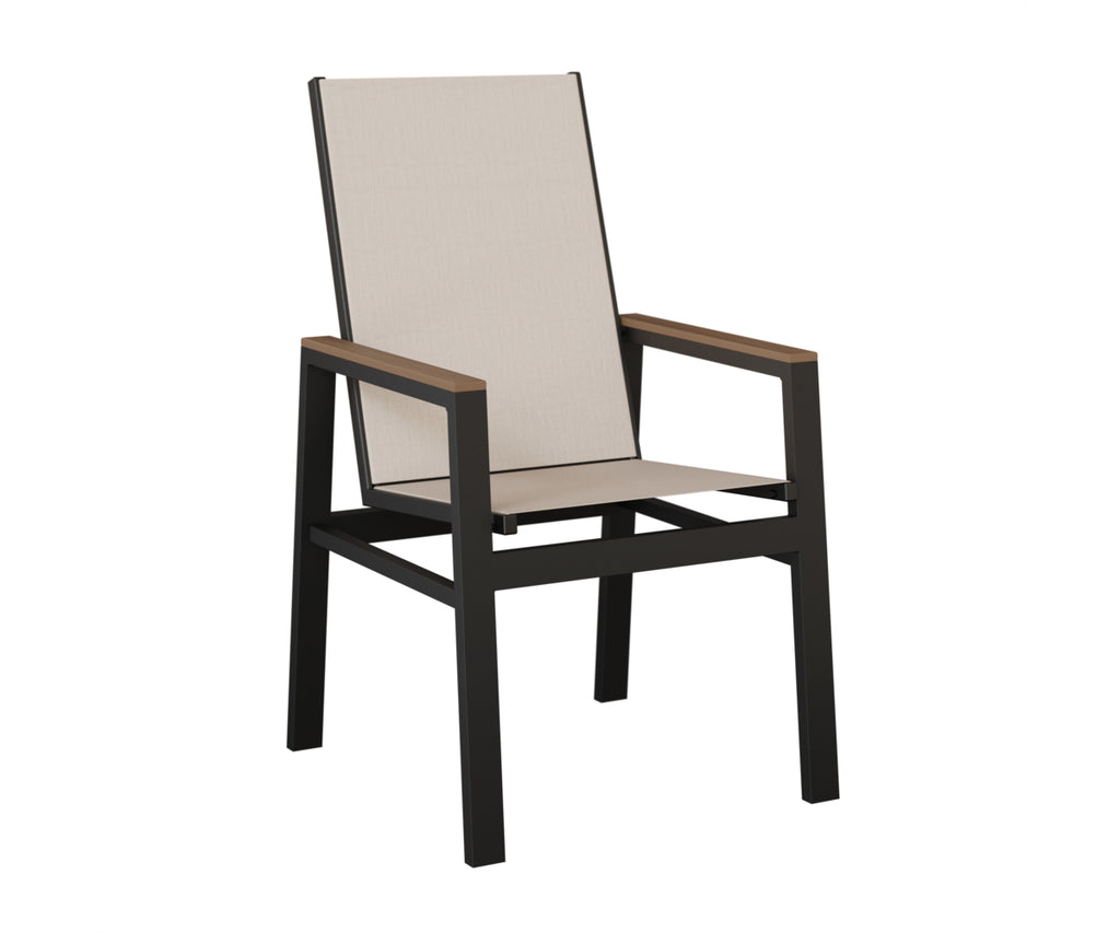 Vida High-Back Padded Sling Dining Chair