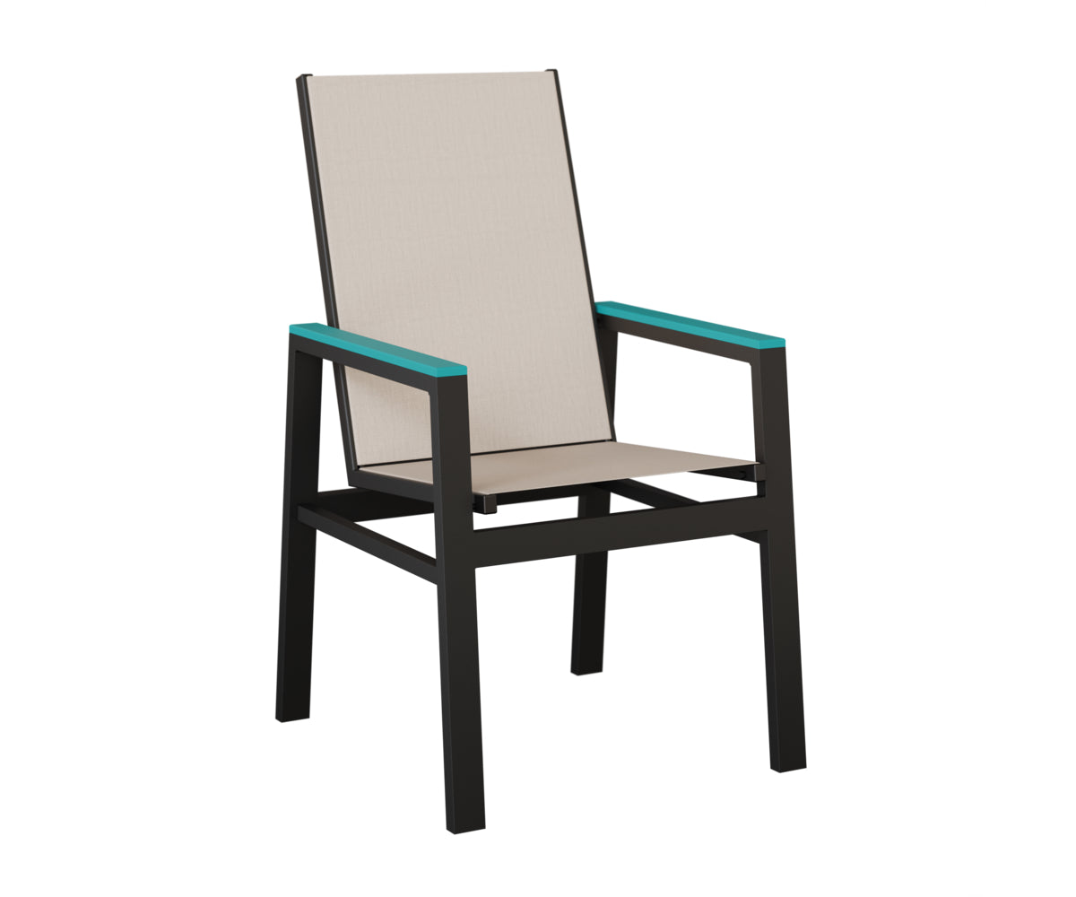 Vida High-Back Padded Sling Dining Chair