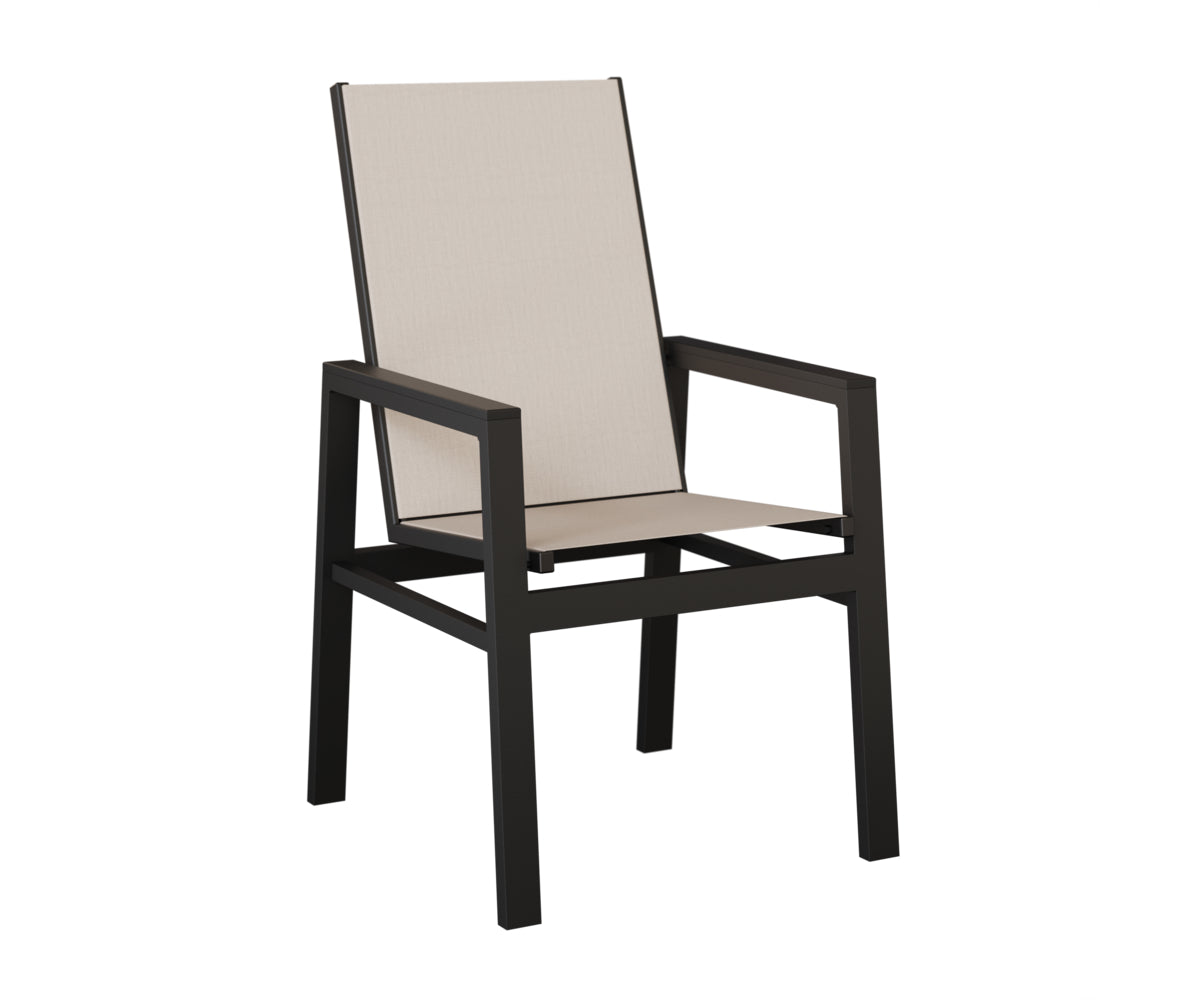 Vida High-Back Padded Sling Dining Chair