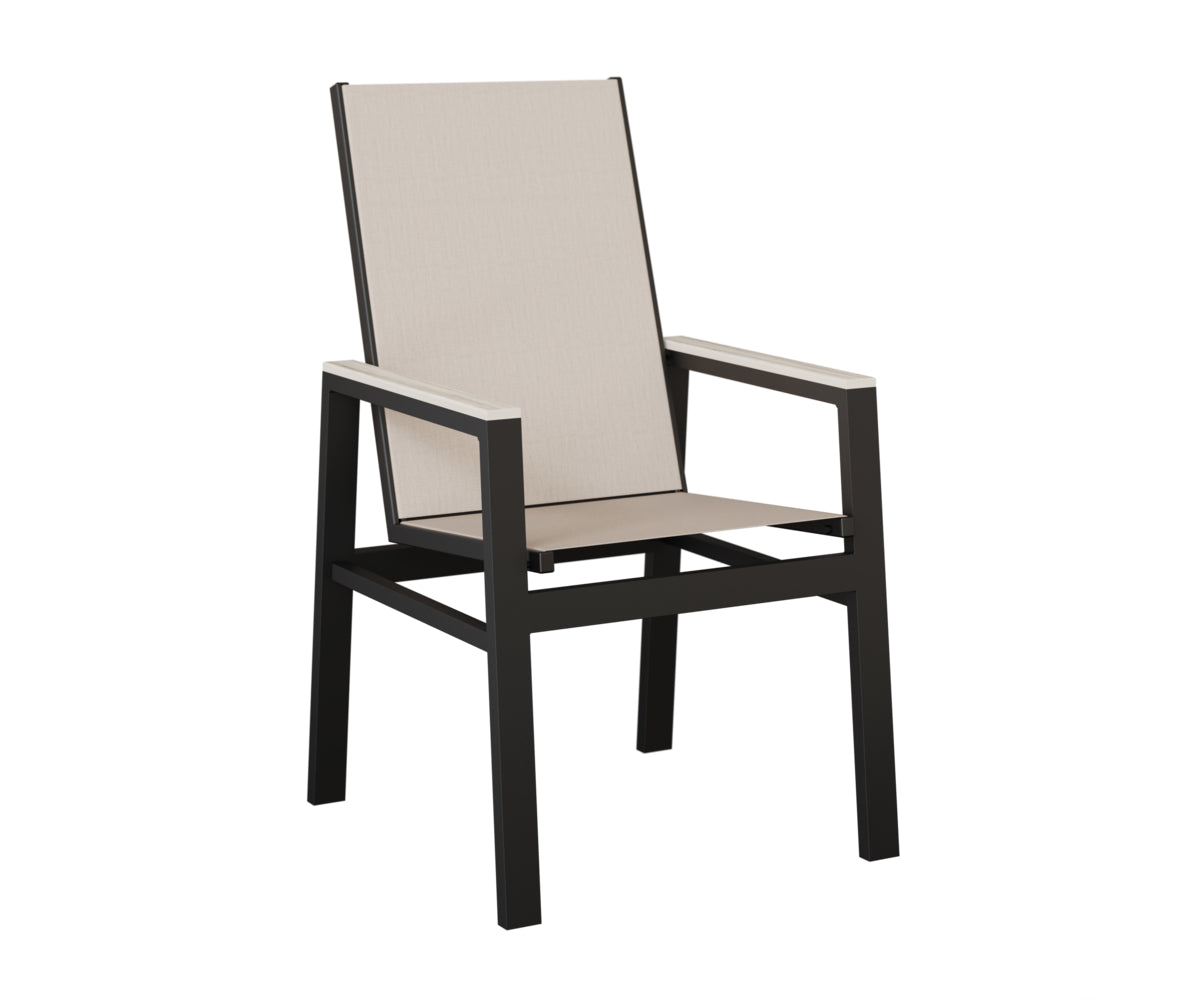 Vida High-Back Padded Sling Dining Chair