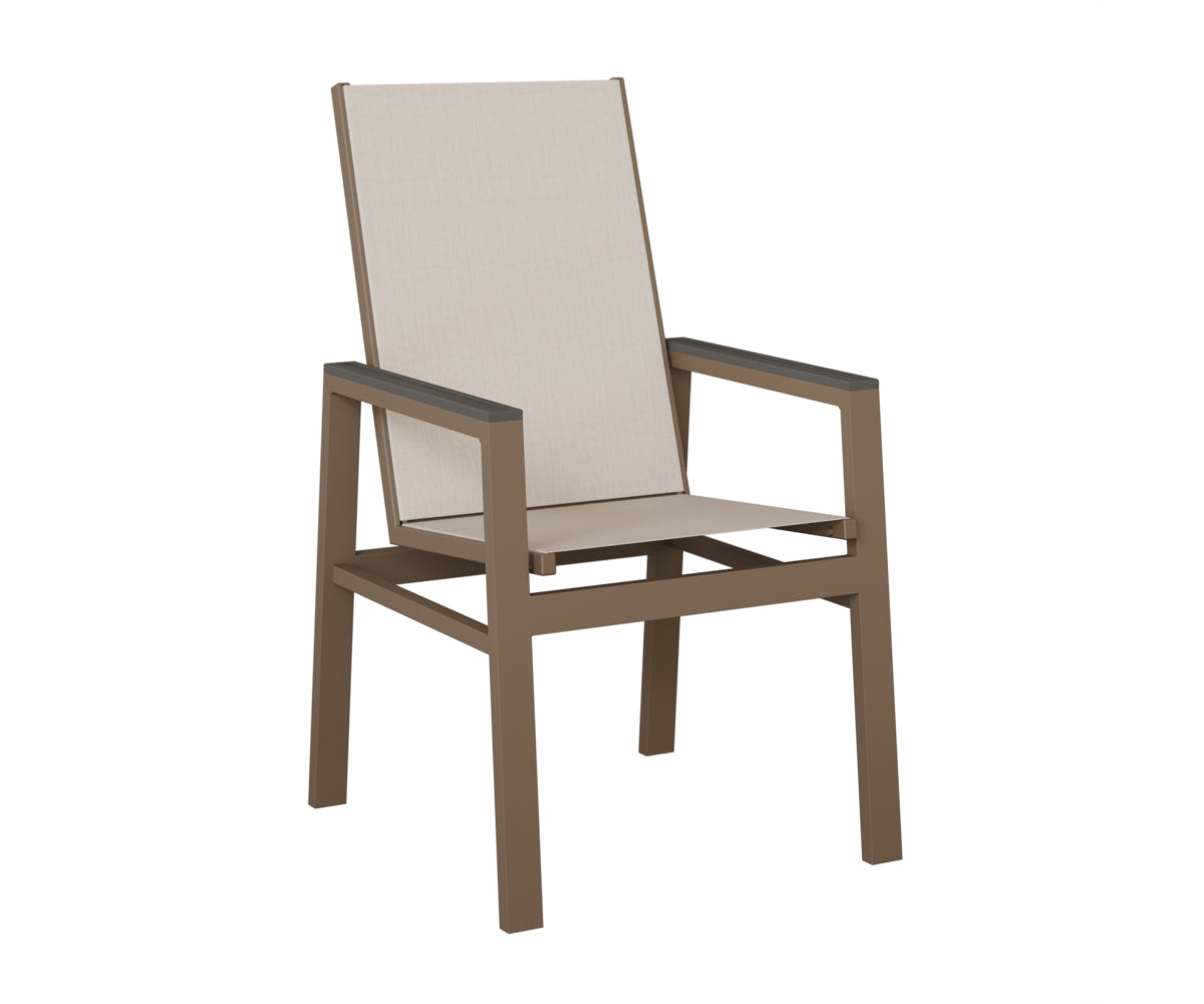 Vida High-Back Padded Sling Dining Chair