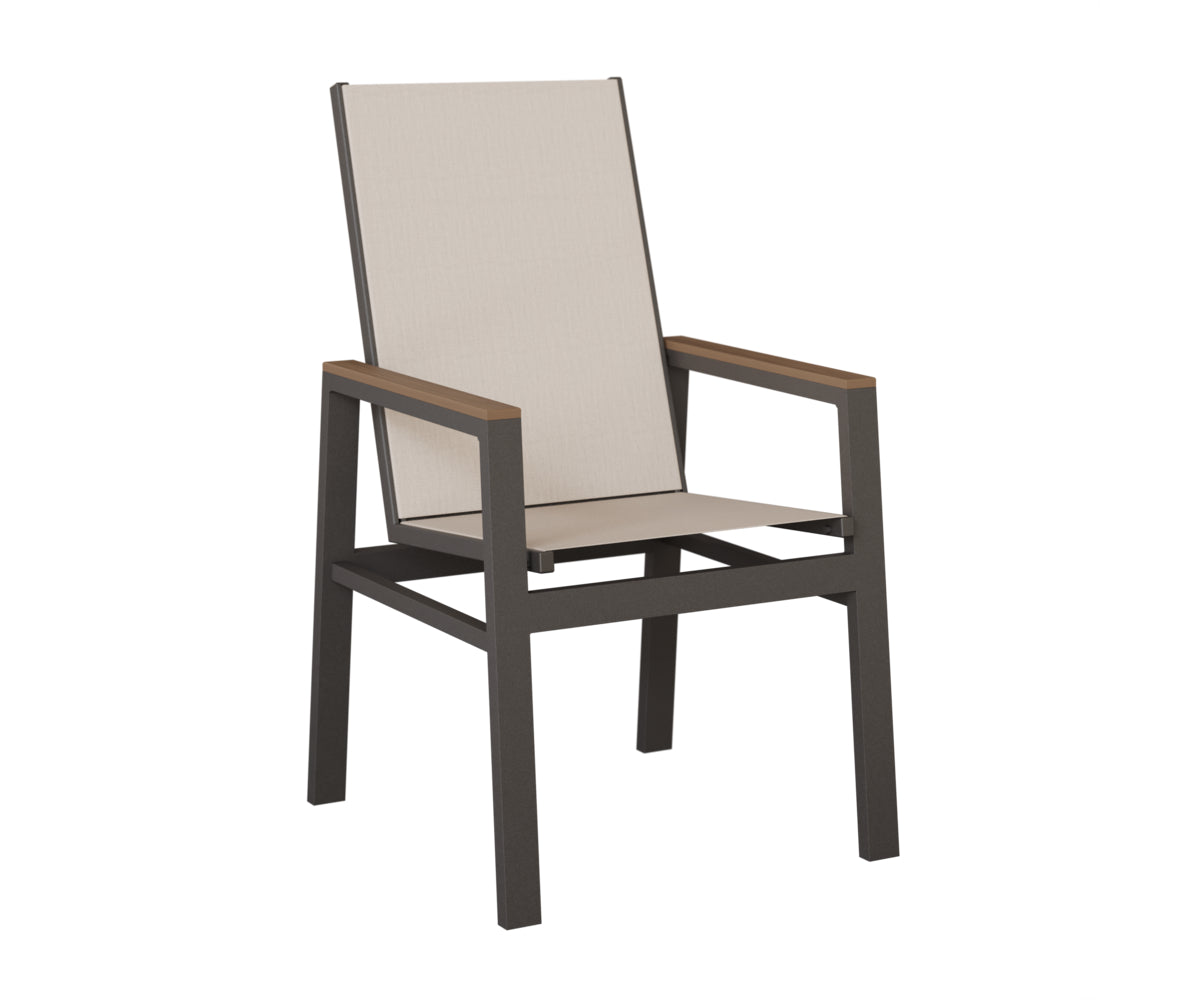 Vida High-Back Padded Sling Dining Chair