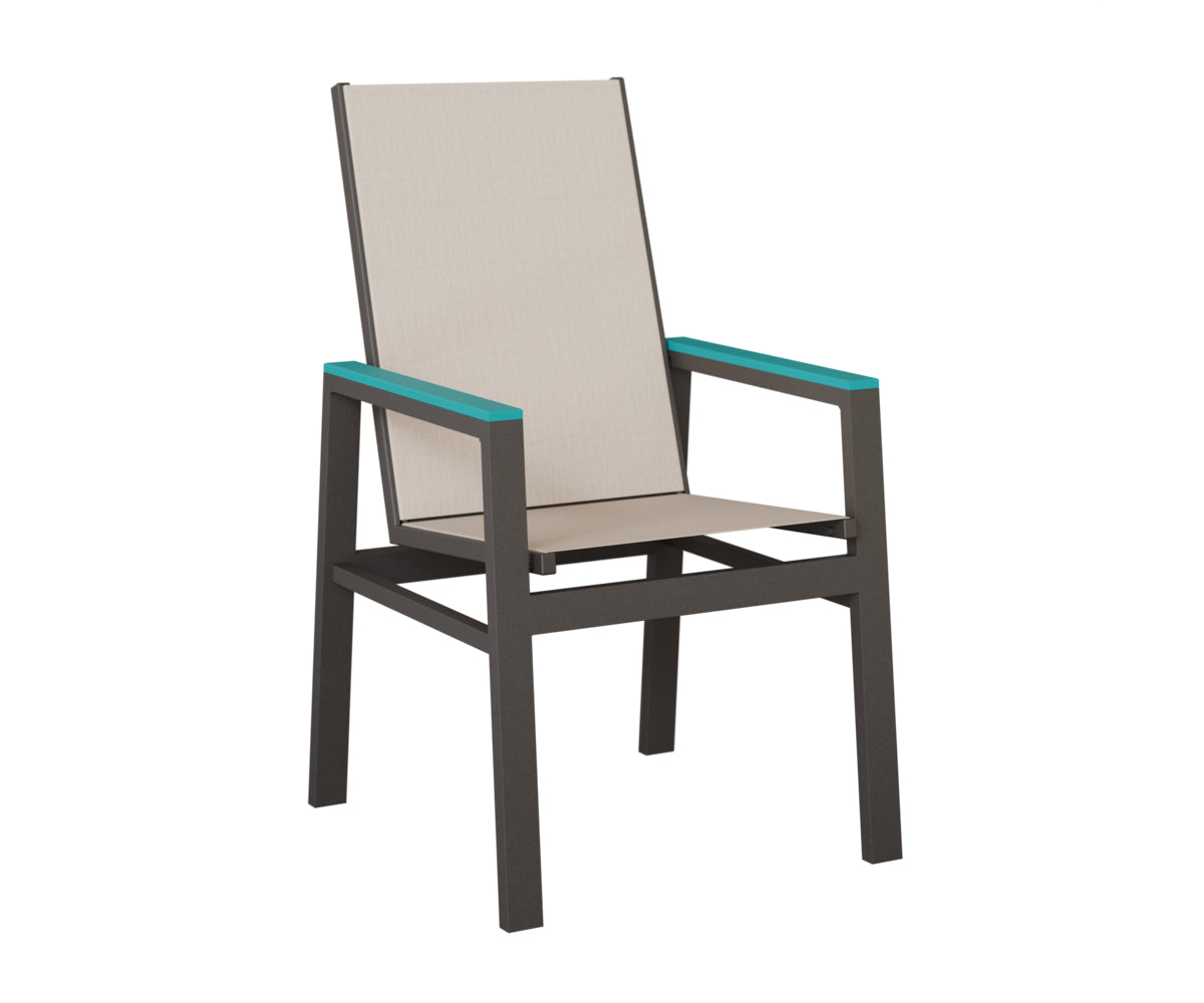 Vida High-Back Padded Sling Dining Chair