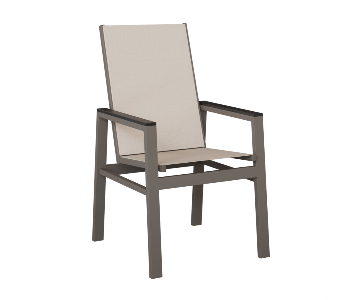 Vida High-Back Padded Sling Dining Chair