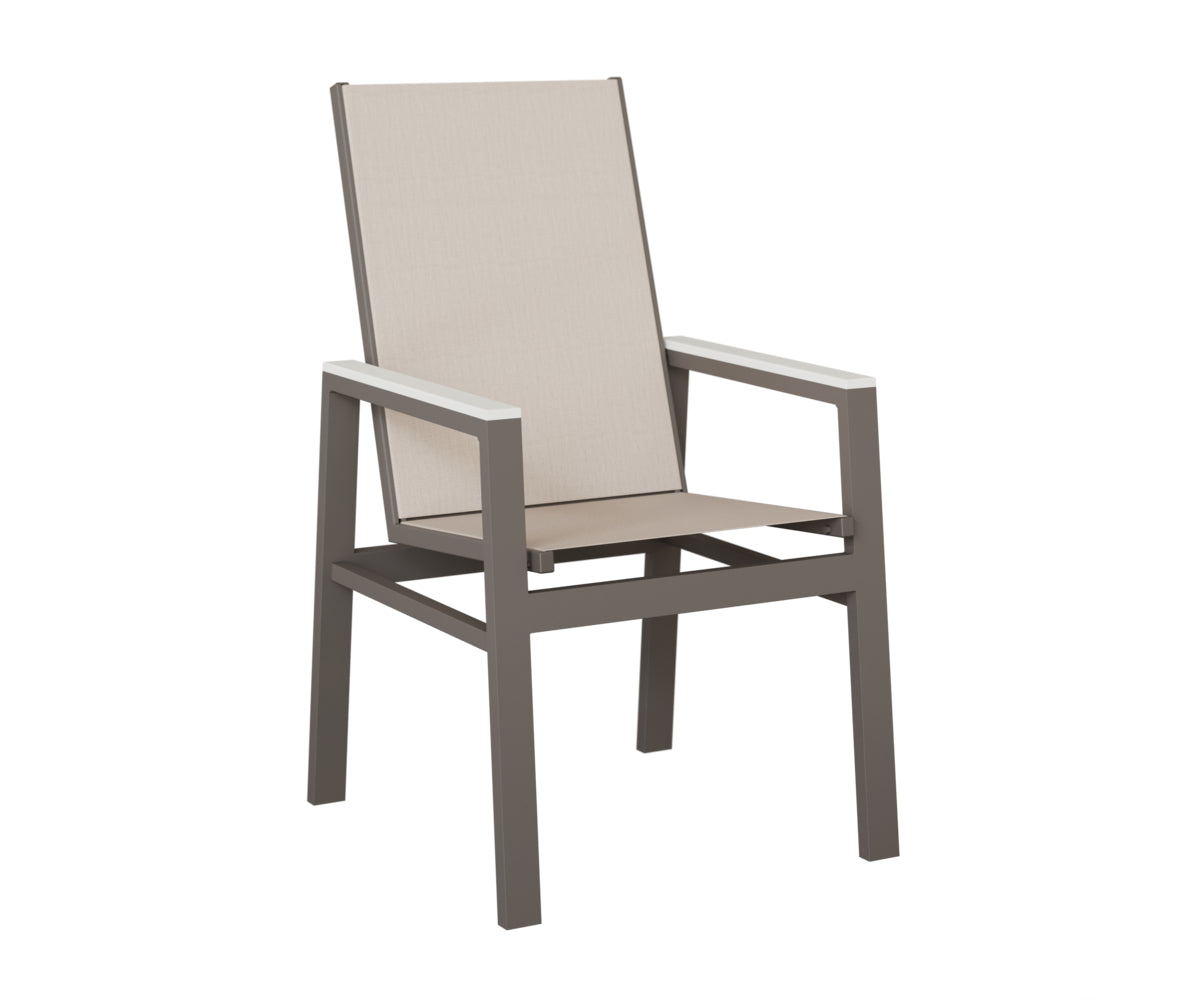 Vida High-Back Padded Sling Dining Chair