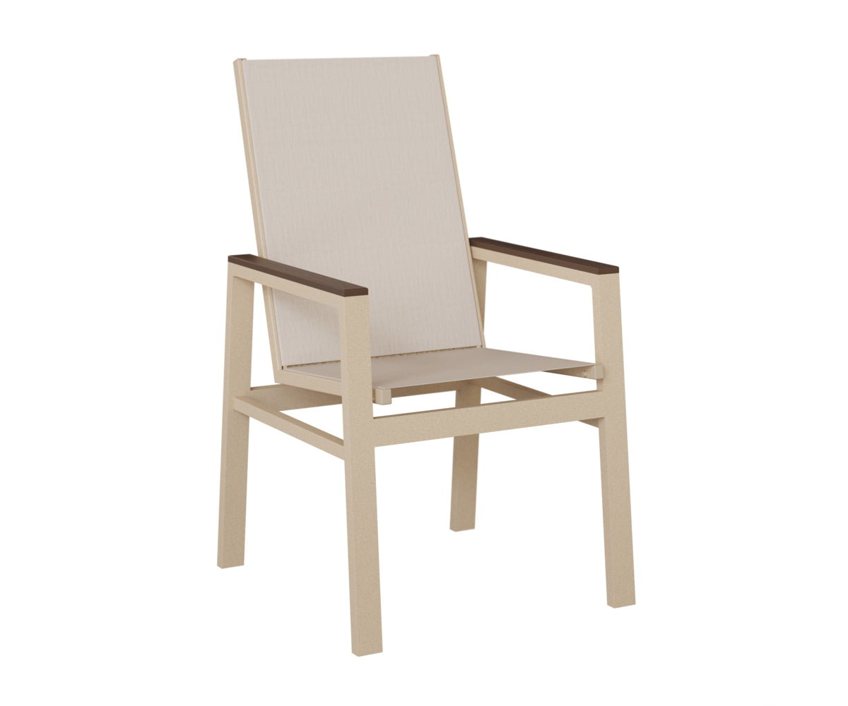 Vida High-Back Padded Sling Dining Chair