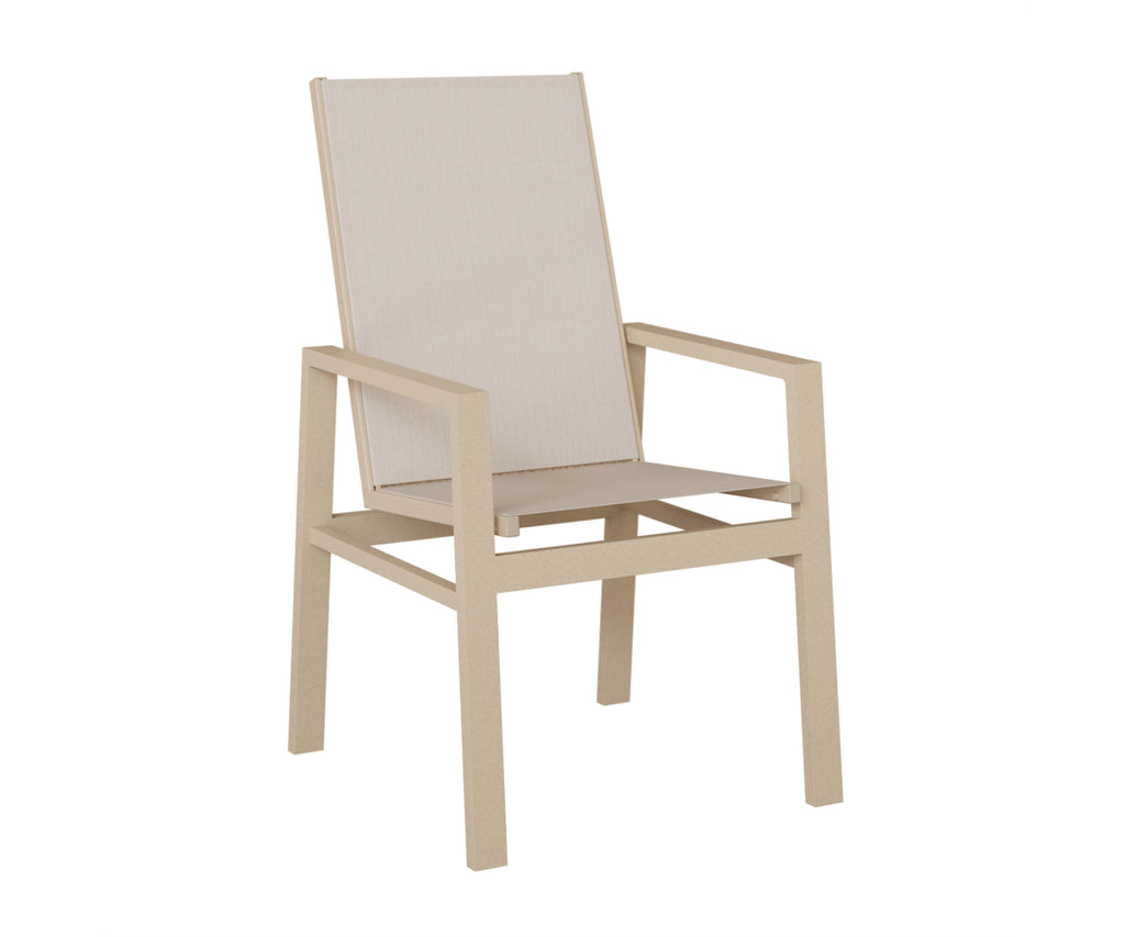 Vida High-Back Padded Sling Dining Chair