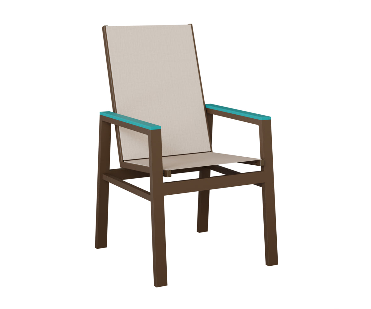 Vida High-Back Padded Sling Dining Chair