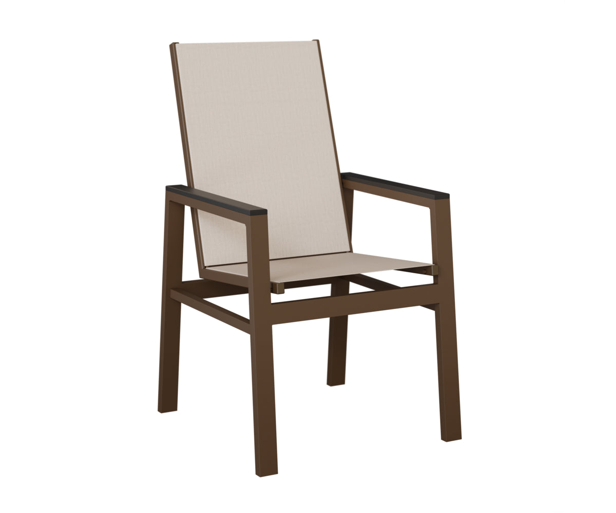 Vida High-Back Padded Sling Dining Chair
