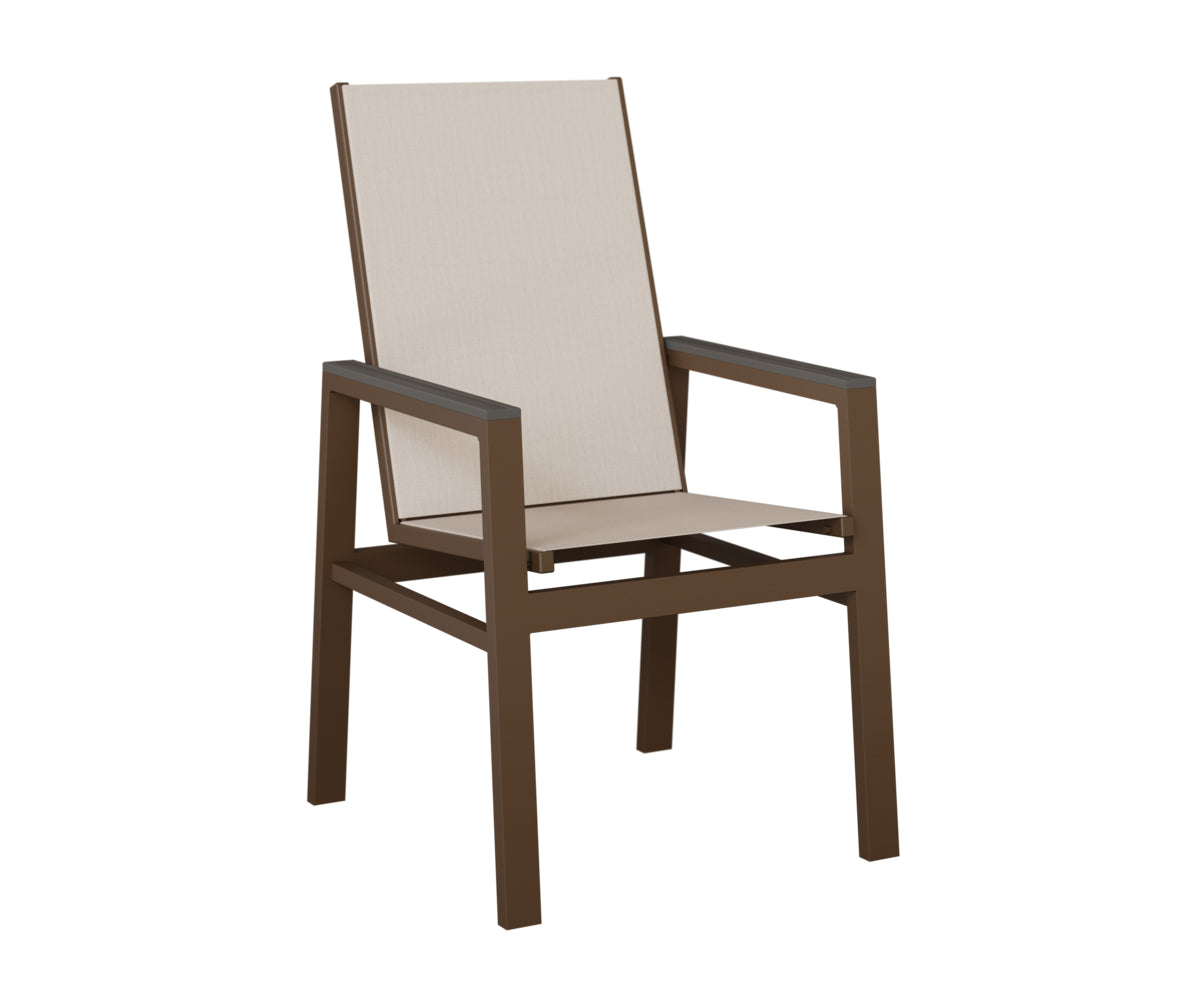 Vida High-Back Padded Sling Dining Chair