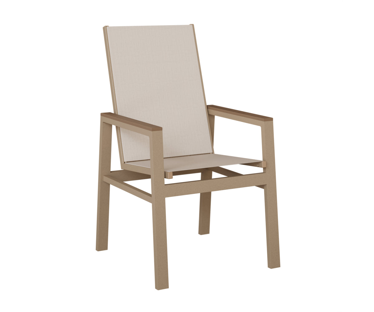 Vida High Back Sling Dining Chair