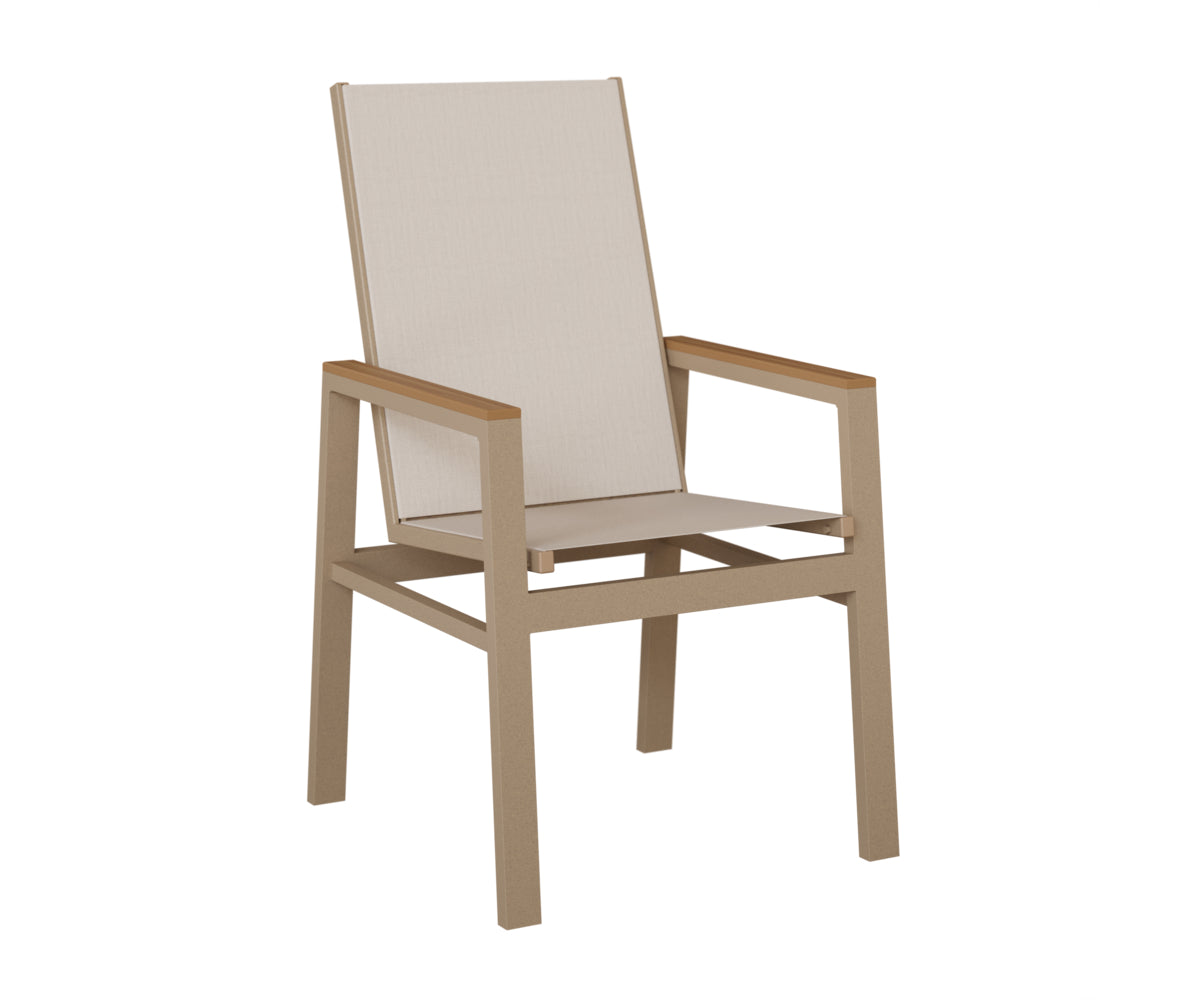 Vida High Back Sling Dining Chair