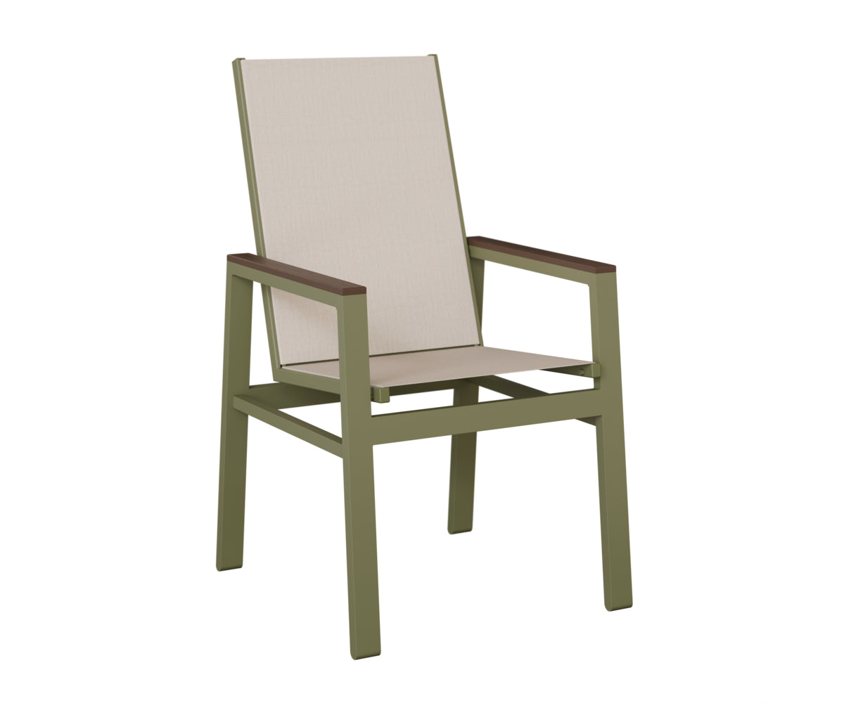Vida High Back Sling Dining Chair