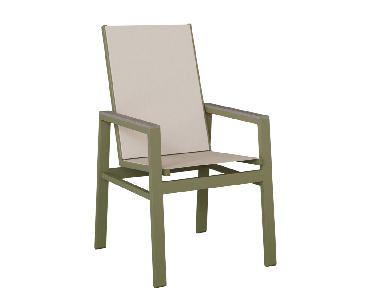 Vida High Back Sling Dining Chair