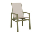 Vida High-Back Padded Sling Dining Chair
