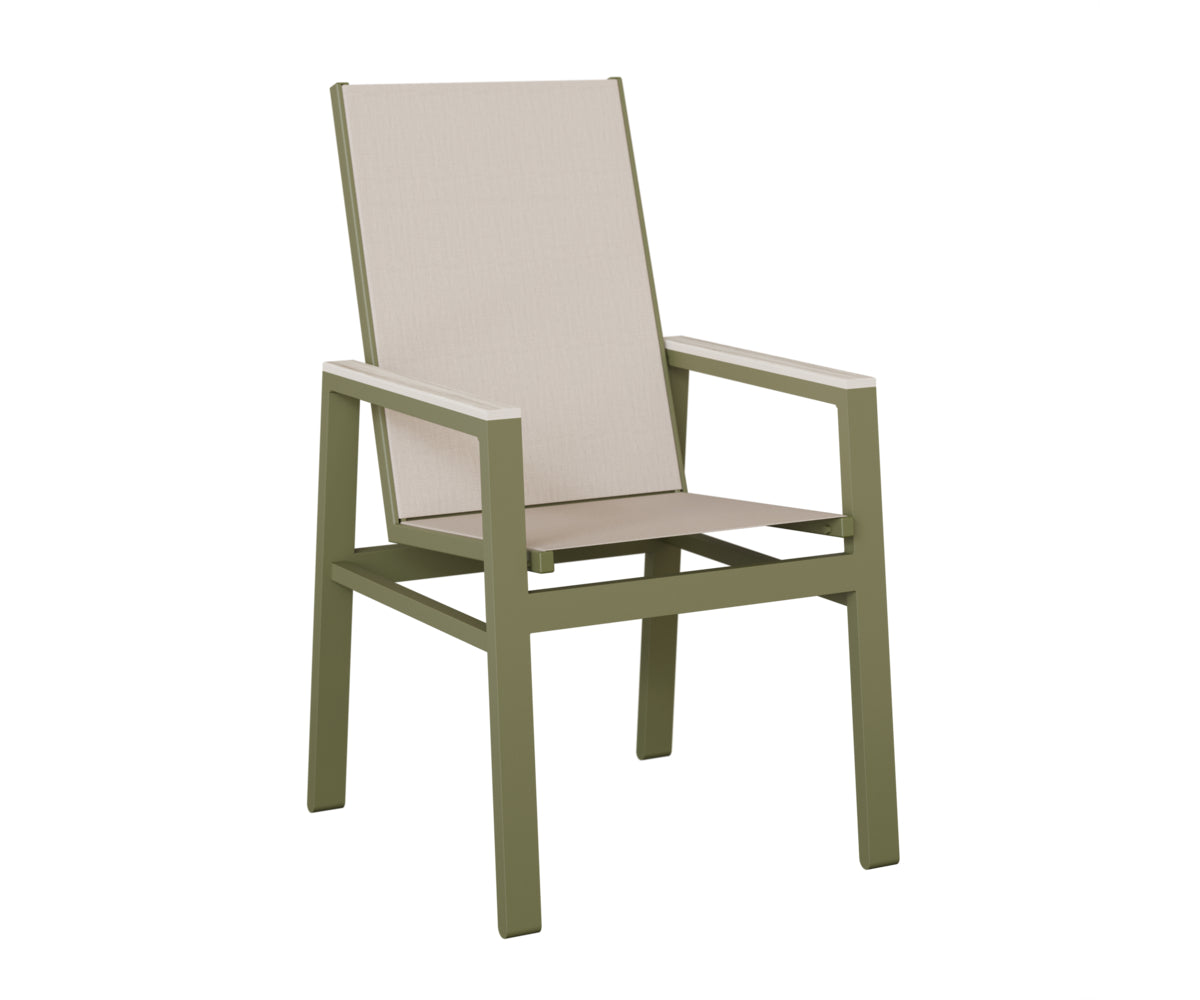 Vida High-Back Padded Sling Dining Chair