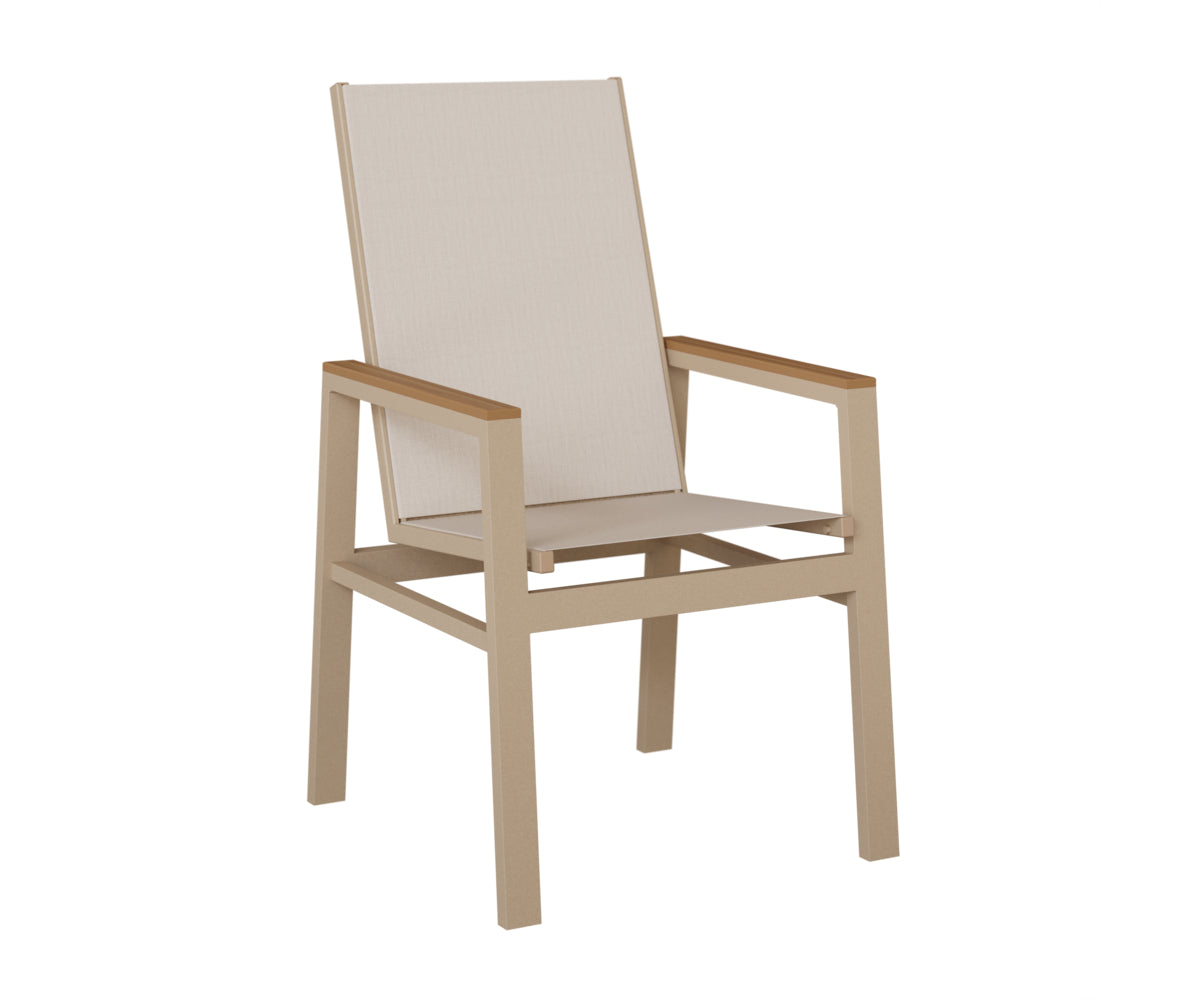 Vida High Back Sling Dining Chair