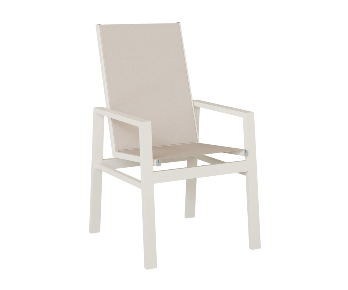 Vida High-Back Padded Sling Dining Chair