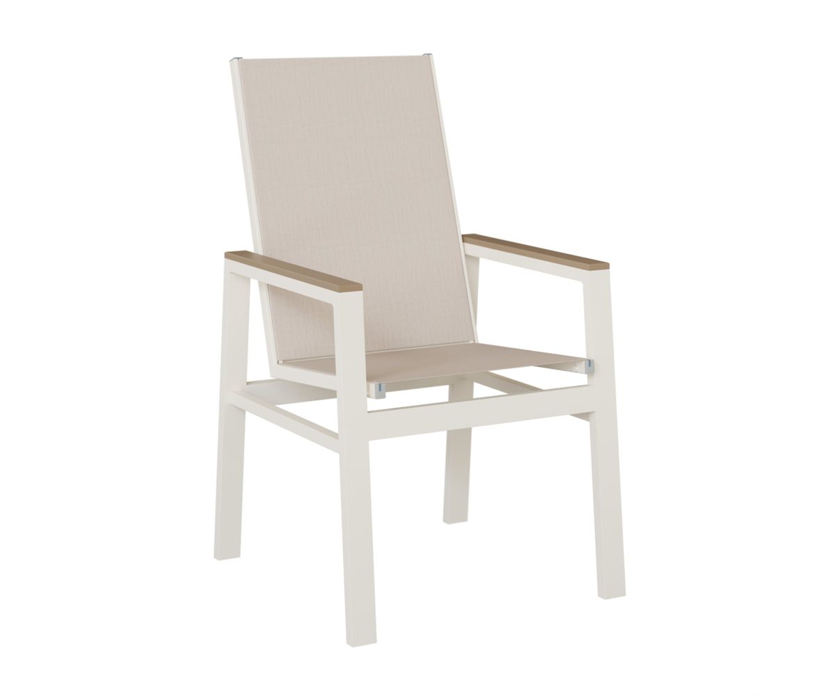 Vida High-Back Padded Sling Dining Chair