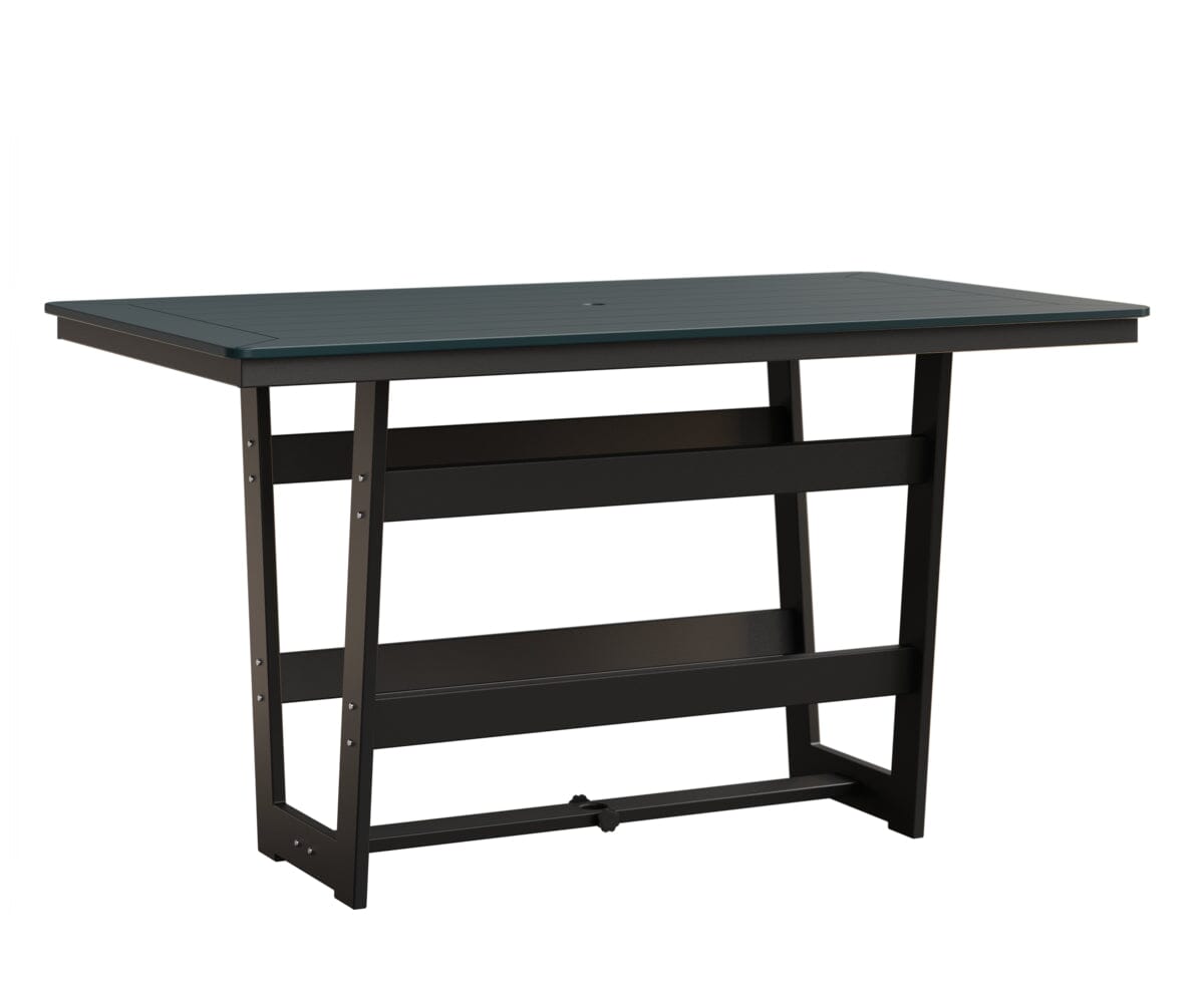 Hudson 40" x 70" Rectangle Table - Bar Height Rockwood Outdoor Furniture MGP Berry MGP Black 