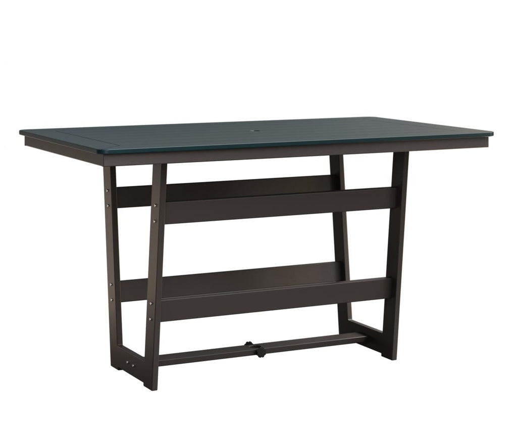 Hudson 40" x 70" Rectangle Table - Bar Height Rockwood Outdoor Furniture MGP Berry MGP Graphite 