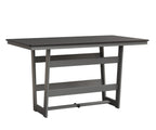 Hudson 40" x 70" Rectangle Table - Bar Height Rockwood Outdoor Furniture MGP Black MGP Fog 