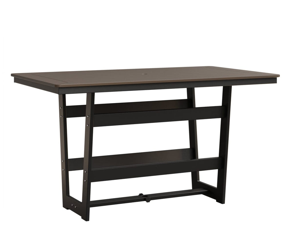 Hudson 40" x 70" Rectangle Table - Bar Height Rockwood Outdoor Furniture MGP Clay MGP Black 