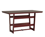 Hudson 40" x 70" Rectangle Table - Bar Height Rockwood Outdoor Furniture MGP Clay MGP Red 
