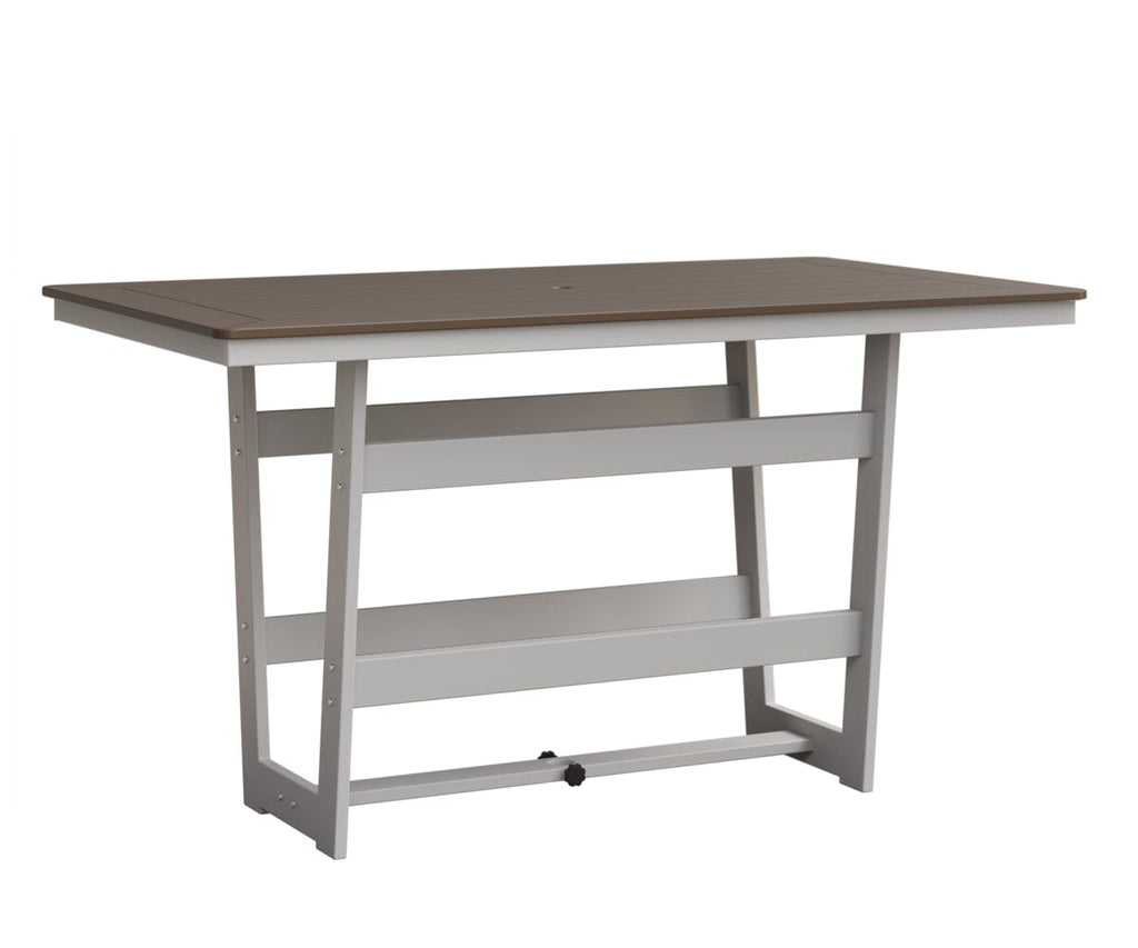 Hudson 40" x 70" Rectangle Table - Bar Height Rockwood Outdoor Furniture MGP Clay MGP White 