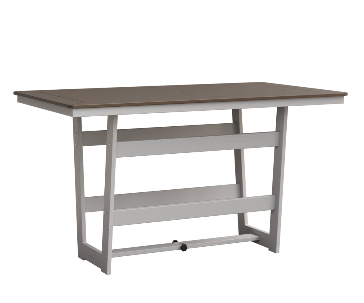 Hudson 40" x 70" Rectangle Table - Bar Height Rockwood Outdoor Furniture MGP Clay MGP White 