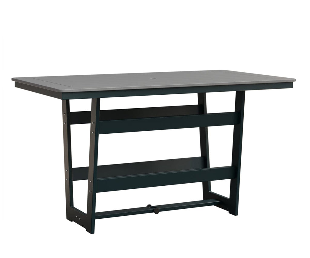 Hudson 40" x 70" Rectangle Table - Bar Height Rockwood Outdoor Furniture MGP Fog MGP Berry 