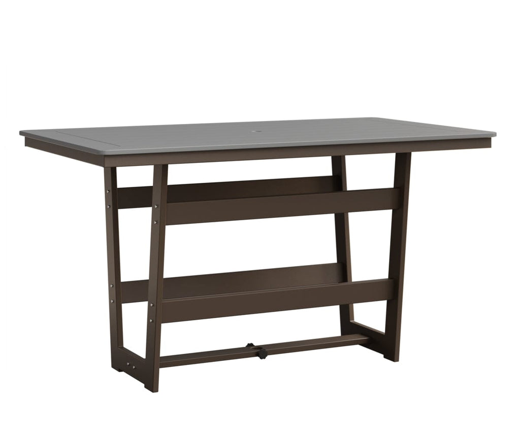Hudson 40" x 70" Rectangle Table - Bar Height Rockwood Outdoor Furniture MGP Fog MGP Clay 