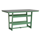 Hudson 40" x 70" Rectangle Table - Bar Height Rockwood Outdoor Furniture MGP Fog MGP Mint 
