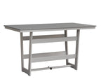 Hudson 40" x 70" Rectangle Table - Bar Height Rockwood Outdoor Furniture MGP Fog MGP White 