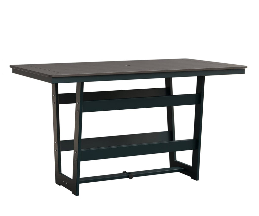 Hudson 40" x 70" Rectangle Table - Bar Height Rockwood Outdoor Furniture MGP Graphite MGP Berry 