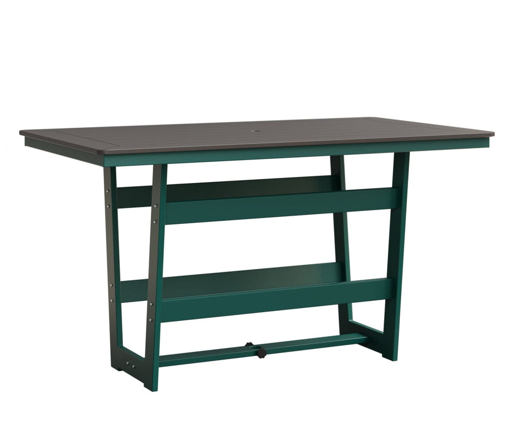 Hudson 40" x 70" Rectangle Table - Bar Height Rockwood Outdoor Furniture MGP Graphite MGP Teal 