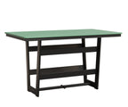 Hudson 40" x 70" Rectangle Table - Bar Height Rockwood Outdoor Furniture MGP Mint MGP Black 