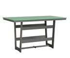 Hudson 40" x 70" Rectangle Table - Bar Height Rockwood Outdoor Furniture MGP Mint MGP Fog 