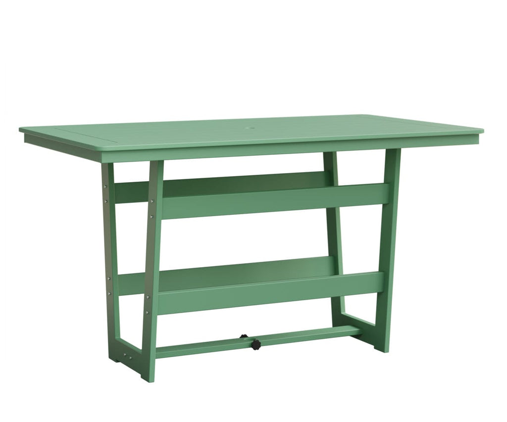 Hudson 40" x 70" Rectangle Table - Bar Height Rockwood Outdoor Furniture MGP Mint MGP Mint 