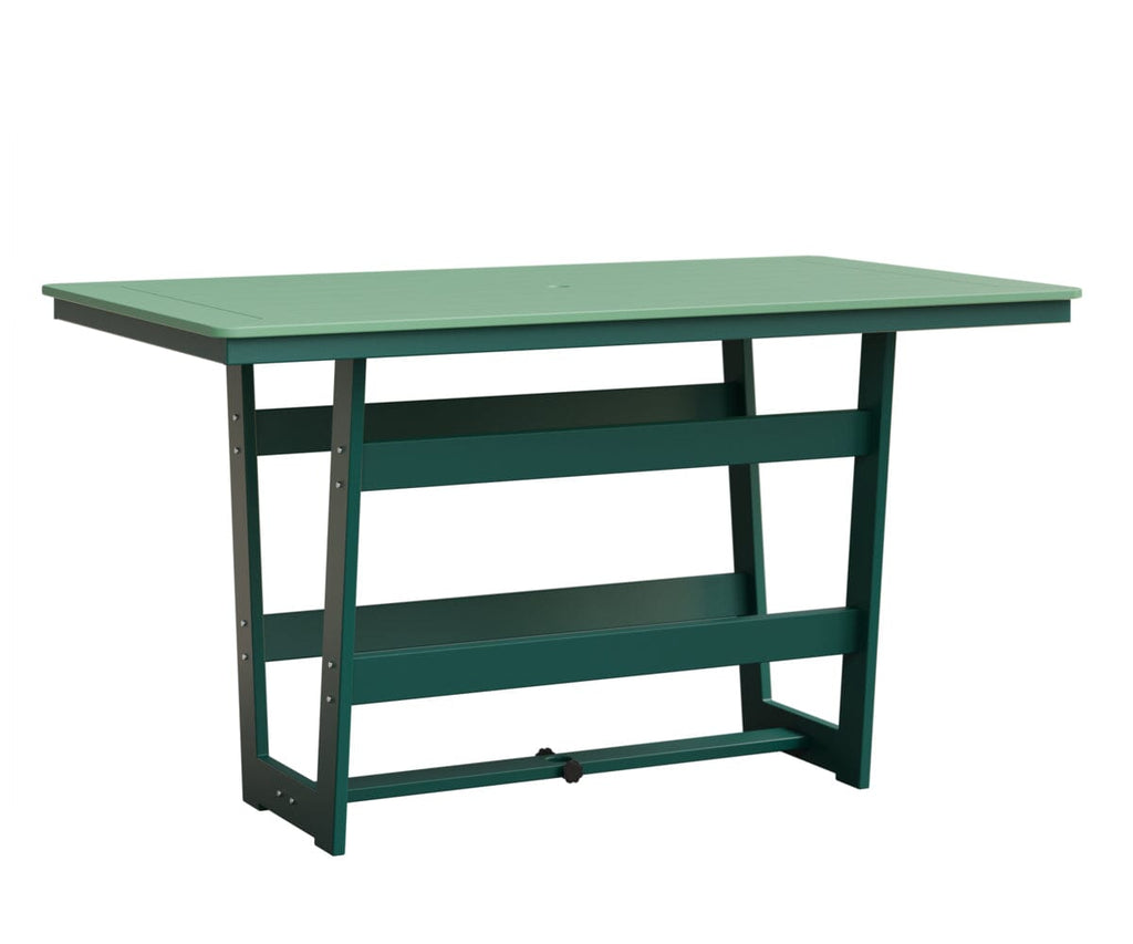 Hudson 40" x 70" Rectangle Table - Bar Height Rockwood Outdoor Furniture MGP Mint MGP Teal 