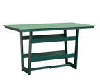 Hudson 40" x 70" Rectangle Table - Bar Height Rockwood Outdoor Furniture MGP Mint MGP Teal 