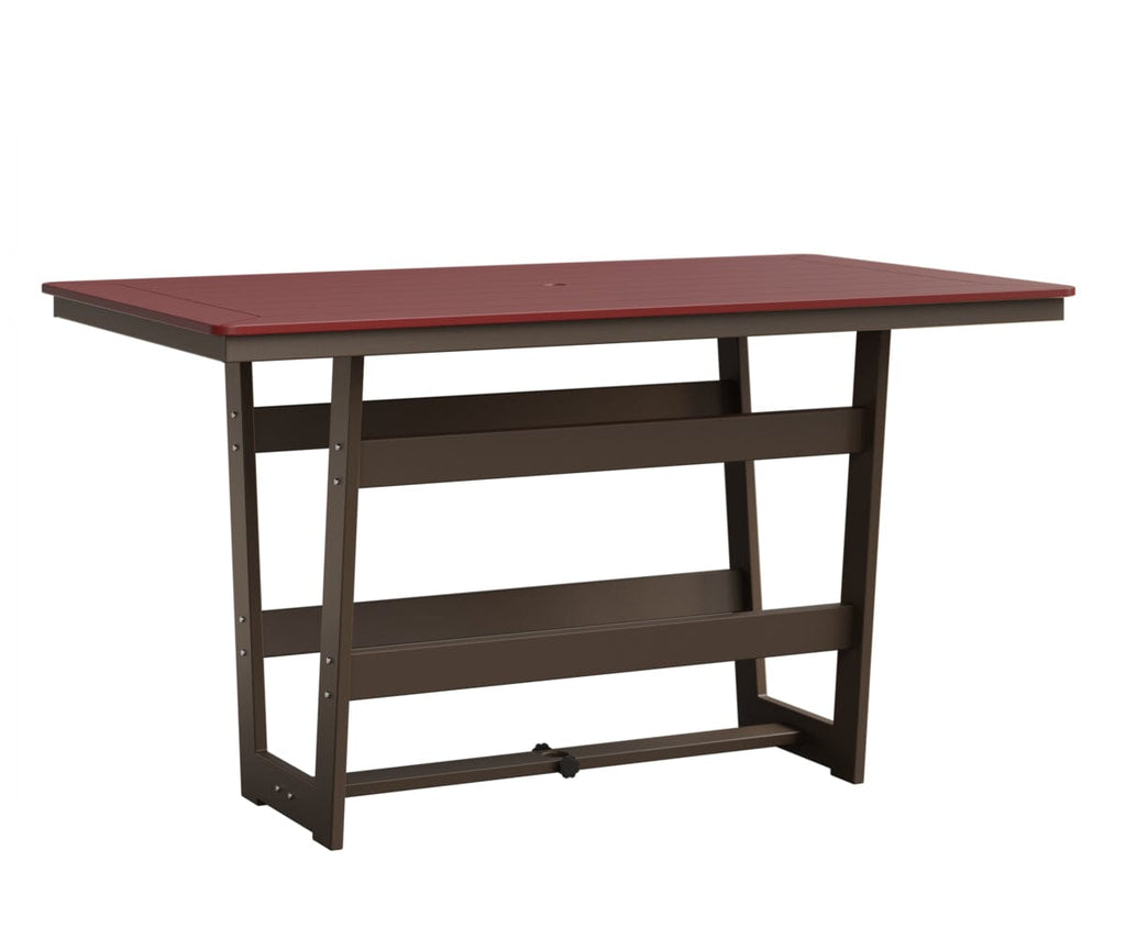 Hudson 40" x 70" Rectangle Table - Bar Height Rockwood Outdoor Furniture MGP Red MGP Clay 