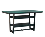 Hudson 40" x 70" Rectangle Table - Bar Height Rockwood Outdoor Furniture MGP Teal MGP Berry 