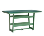 Hudson 40" x 70" Rectangle Table - Bar Height Rockwood Outdoor Furniture MGP Teal MGP Mint 
